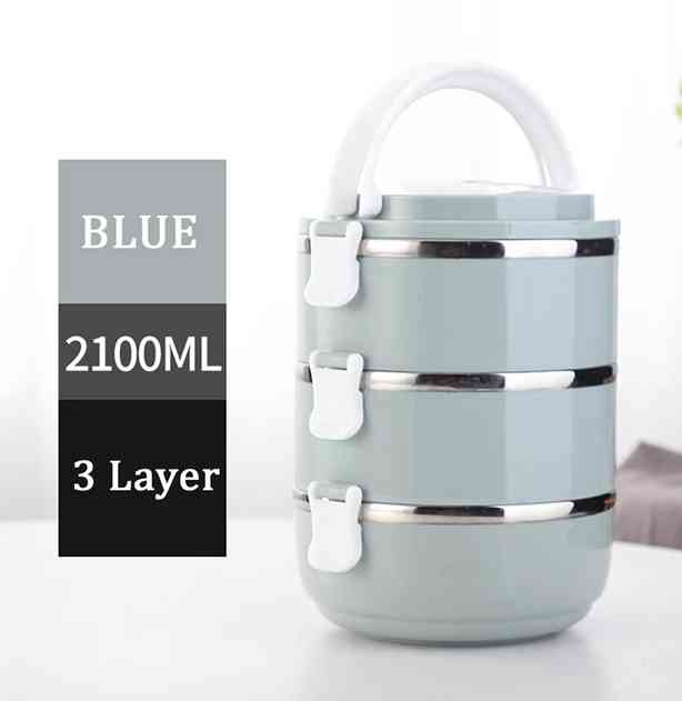 Tripple Layer Tiffin Type Lunch Box 